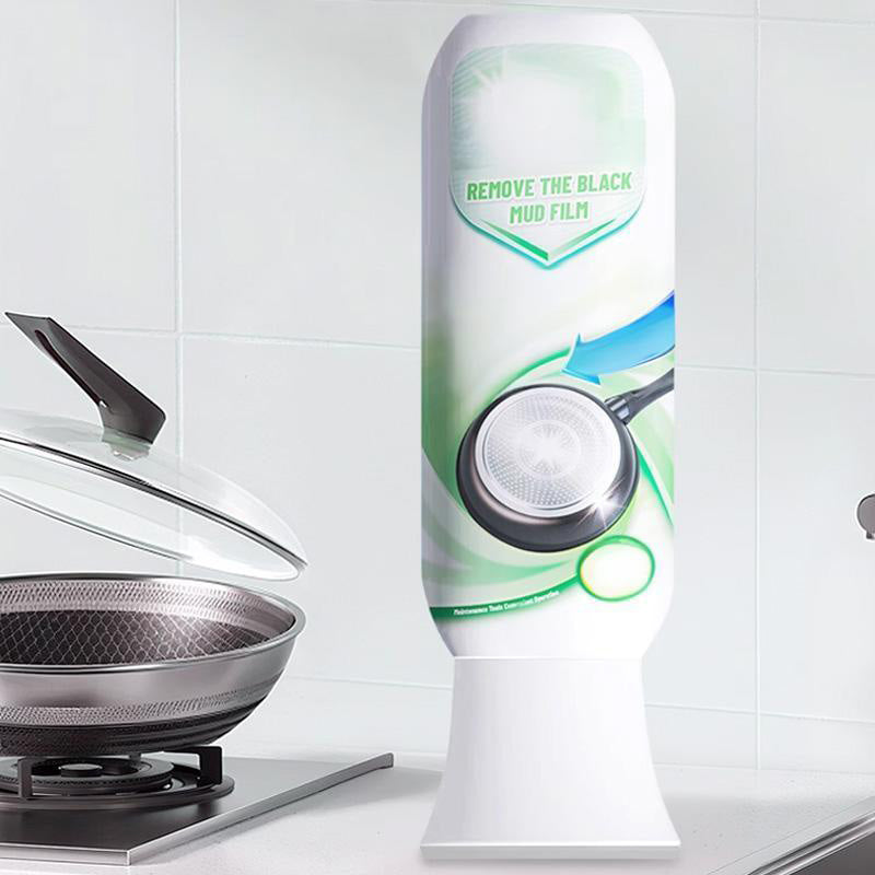 ⏰Nettoyant pour résidus carbonisés et dépôts de boue - Dissout la graisse carbonisée tenace en 5 minutes, non toxique et sans frottage 🍳📦