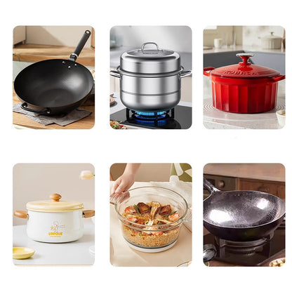 ⏰Nettoyant pour résidus carbonisés et dépôts de boue - Dissout la graisse carbonisée tenace en 5 minutes, non toxique et sans frottage 🍳📦