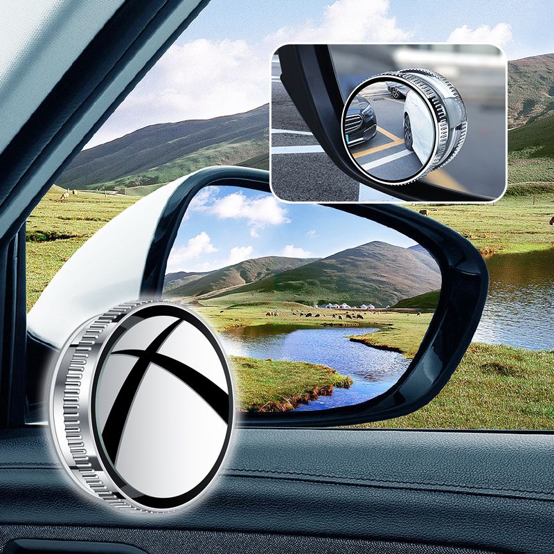 2 miroirs d'angle mort à ventouse pour voiture
