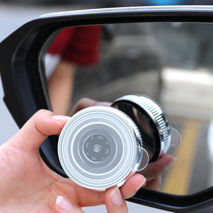 2 miroirs d'angle mort à ventouse pour voiture