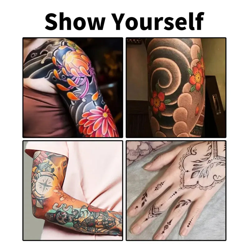 Set de 10 marqueurs pour tatouages temporaire