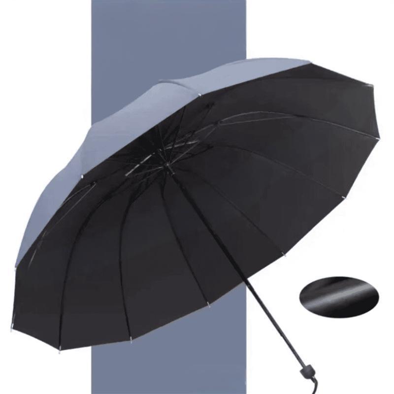 🏆Parapluie Grand Format - 12 Baleines Résistant au Vent Extrême ! 🌬️🌂