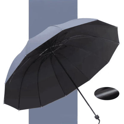 🏆Parapluie Grand Format - 12 Baleines Résistant au Vent Extrême ! 🌬️🌂