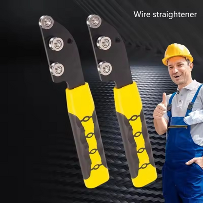 🔥Promotion exceptionnelle : 50 % de réduction🔥 Dérouleur de fils à main – Rouleaux à roulement fluide, facilite le déroulement des câbles et des fils, outil à main robuste 🔧