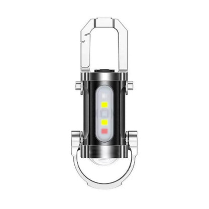 Lampe torche portable rechargeable et lumineuse pour porte-clés