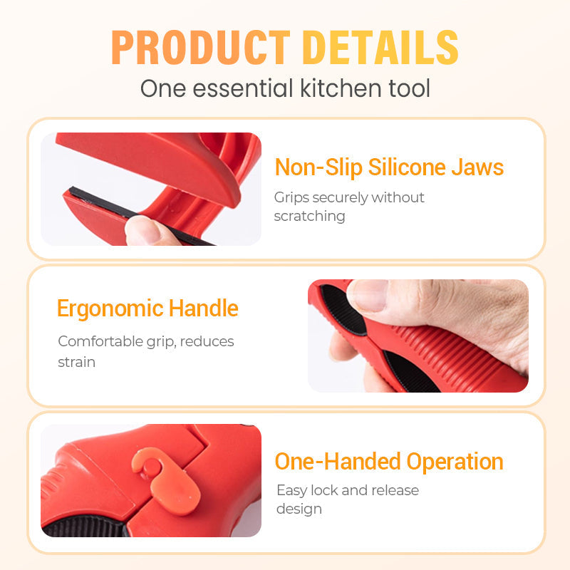 ⛄ Offre Spéciale Hiver：50 % de réduction ! ✨Pince 3 en 1 pour bol et assiette en silicone