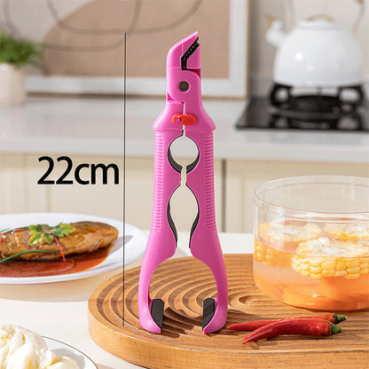 ⛄ Offre Spéciale Hiver：50 % de réduction ! ✨Pince 3 en 1 pour bol et assiette en silicone