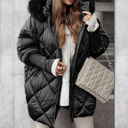 ❄️Soldes d'hiver❄️Parka mi-longue pour femme à manches tricotées✈️Livraison gratuite✈️