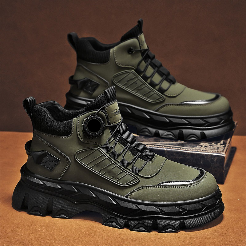 🏆Bottines homme rétro décontractées à semelle épaisse🌿✨
