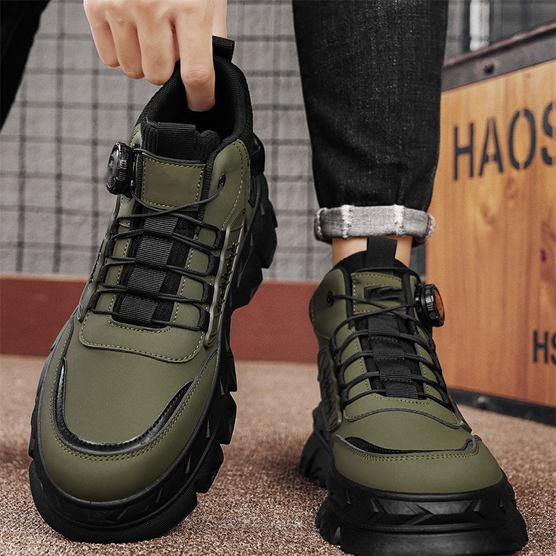 🏆Bottines homme rétro décontractées à semelle épaisse🌿✨