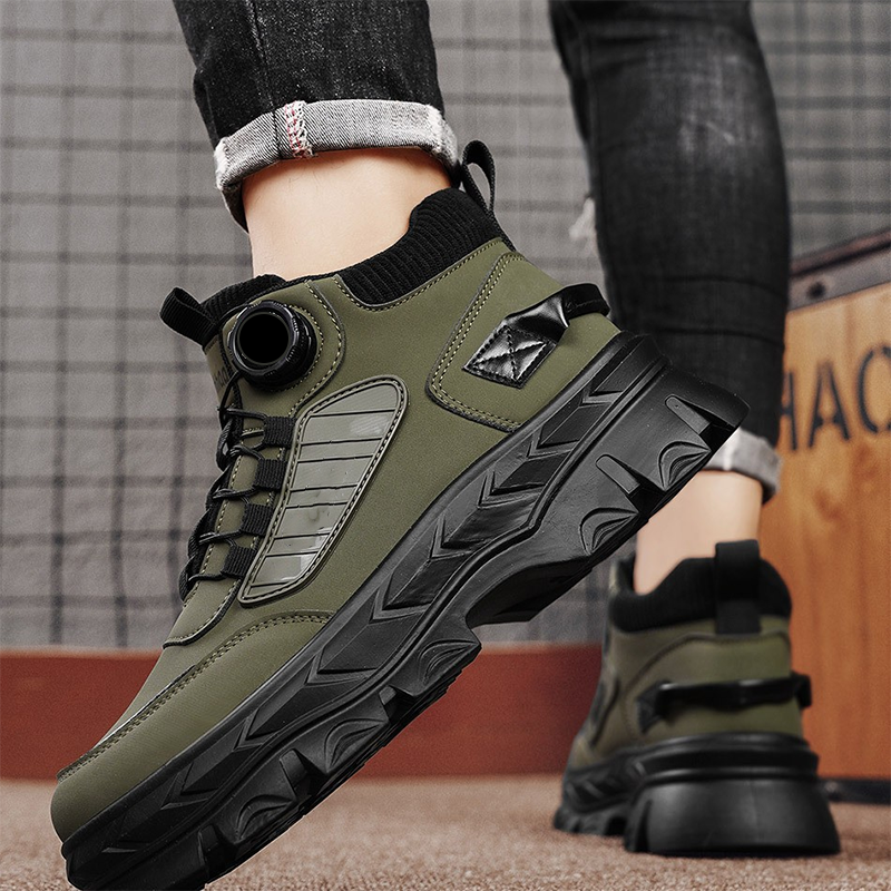 🏆Bottines homme rétro décontractées à semelle épaisse🌿✨