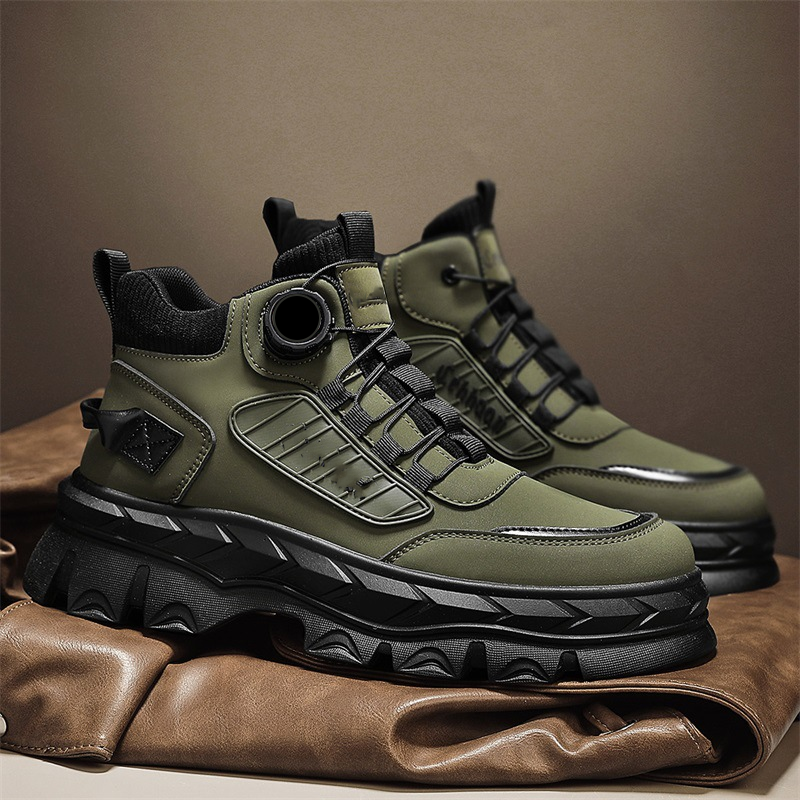 🏆Bottines homme rétro décontractées à semelle épaisse🌿✨