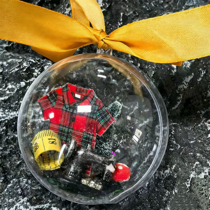 🎁🔥Dernier jour de soldes 50 % DE RÉDUCTION🔥💥Décoration de Noël à coudre : boule à neige🎄