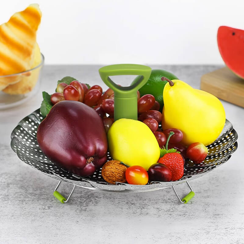 🥘 PROMO LIMITÉE 50% DE RÉDUCTION ! ⚡ Panier Vapeur Pliable en Acier Inoxydable – Polyvalent, Compact, Pratique 🥦