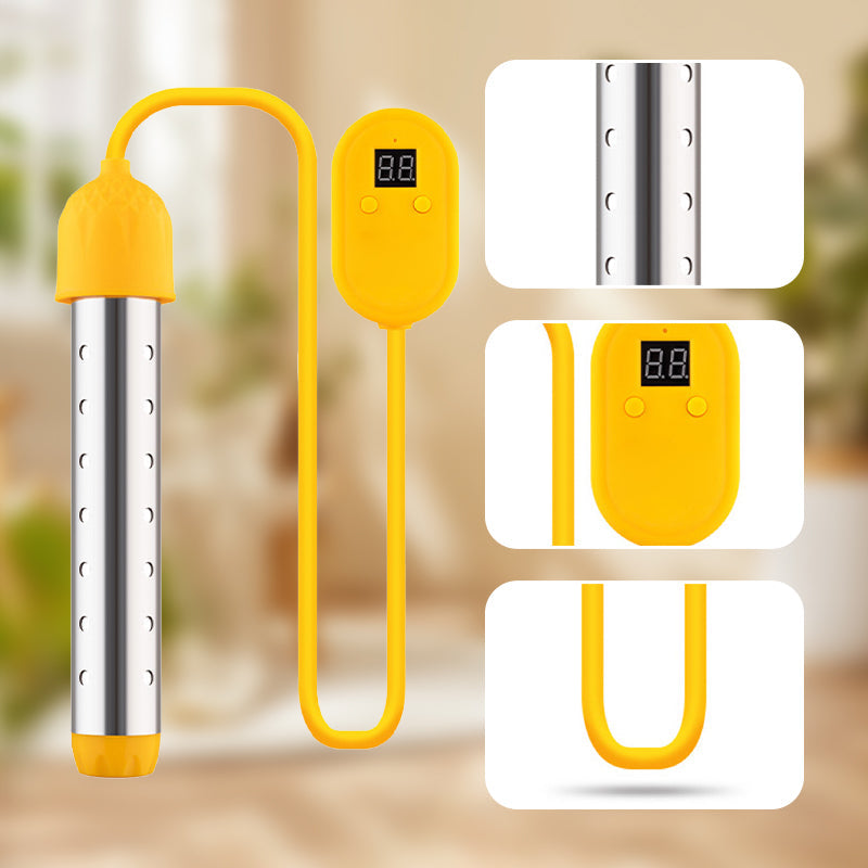 Thermoplongeur en acier inoxydable Chauffage rapide – Appareil de chauffage puissant pour une chaleur immédiate