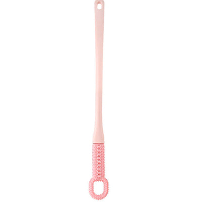 Brosse à long manche pour nettoyer les orteils et les pieds