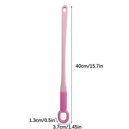 Brosse à long manche pour nettoyer les orteils et les pieds