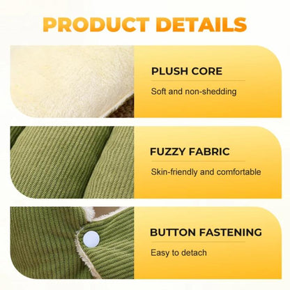 📢49% de réduction！！！ 🐶🐱Chaleur, confort douillet, niche en peluche pour animaux domestiques