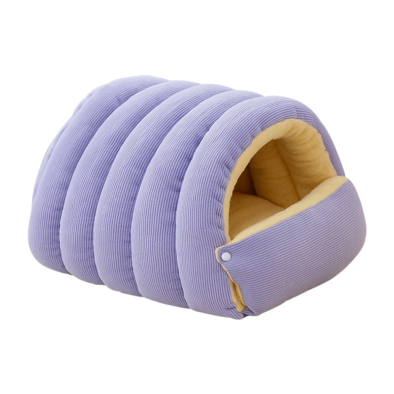 📢49% de réduction！！！ 🐶🐱Chaleur, confort douillet, niche en peluche pour animaux domestiques