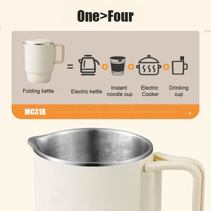 🎄 Offres Spéciales pour Noël 🎄 Bouilloire électrique pliable multifonctionnelle en acier inoxydable