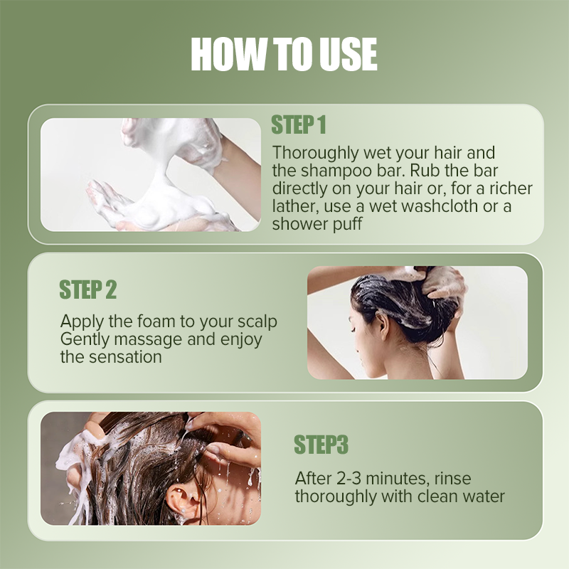 💥50 % de réduction⏰Shampooing Solide Renforçant à la Composition Naturelle🧼