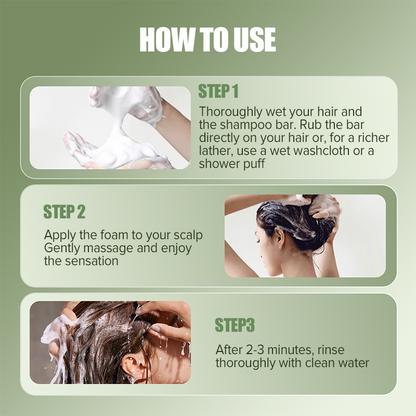 💥50 % de réduction⏰Shampooing Solide Renforçant à la Composition Naturelle🧼