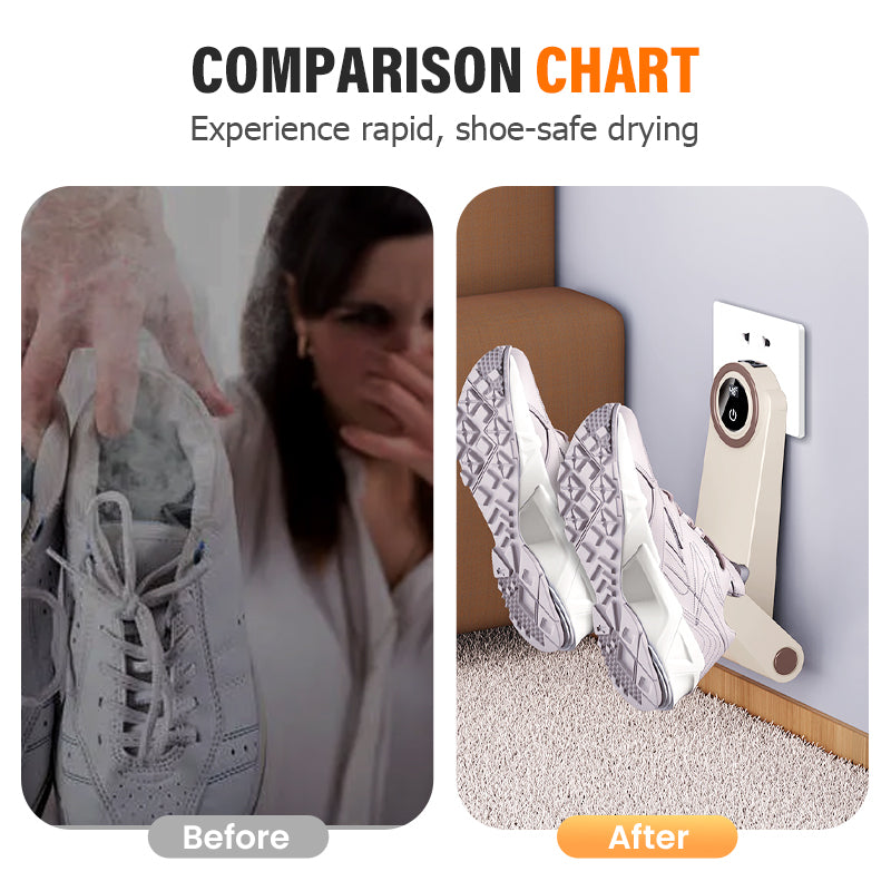 🏆Sèche-chaussures pliable avec minuterie et affichage numérique pour la maison🌿✨