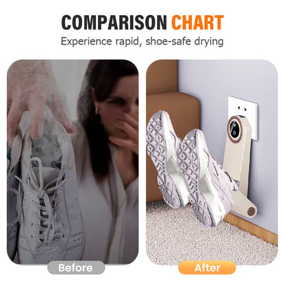 🏆Sèche-chaussures pliable avec minuterie et affichage numérique pour la maison🌿✨