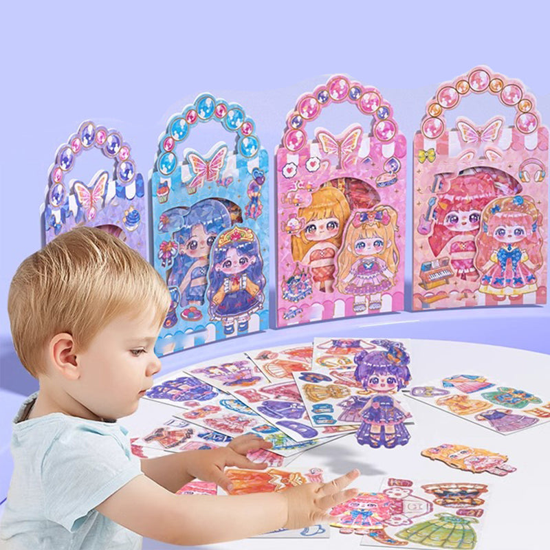 🔥Stock limité disponible 50 % DE RÉDUCTION🔥Poupées Magnétiques à Habiller pour Enfants