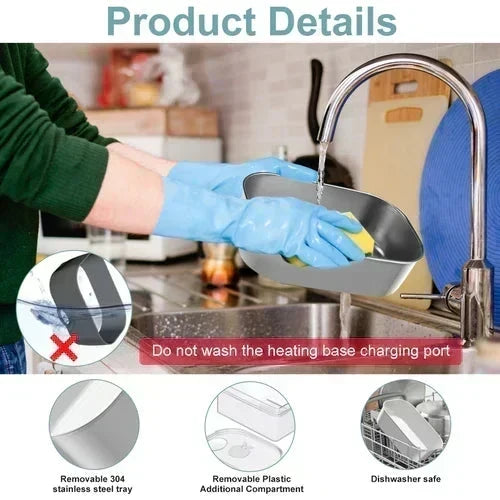 🎉 FLASH SALE 2027 – 50 % DE RÉDUCTION ! 🍱 Boîte repas chauffante électrique portable 2-en-1 – 12 V voiture et 230 V maison – double usage, 1,5 L en acier inoxydable 🔌