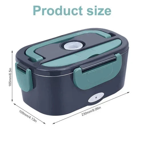 🎉 FLASH SALE 2027 – 50 % DE RÉDUCTION ! 🍱 Boîte repas chauffante électrique portable 2-en-1 – 12 V voiture et 230 V maison – double usage, 1,5 L en acier inoxydable 🔌