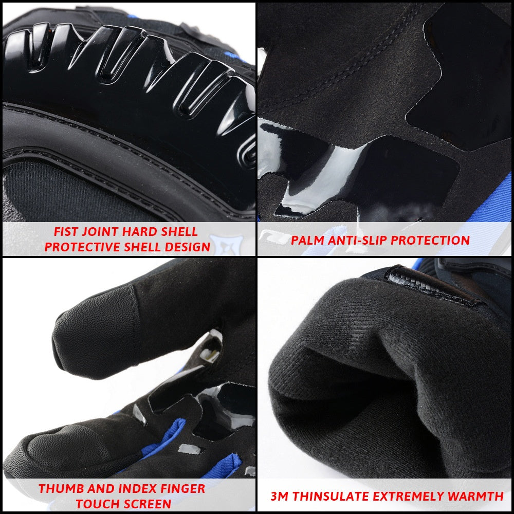 ⚡PROMO -50%✨Gants moto hiver ❄️Isolants, antidérapants, protection mains sur la route