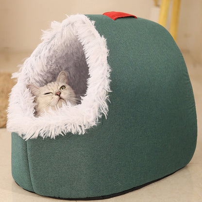 💥50% DE RÉDUCTION🐾Lit d'hiver chaud pour animaux de compagnie🔥