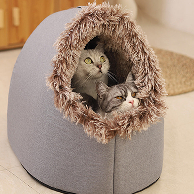 💥50% DE RÉDUCTION🐾Lit d'hiver chaud pour animaux de compagnie🔥