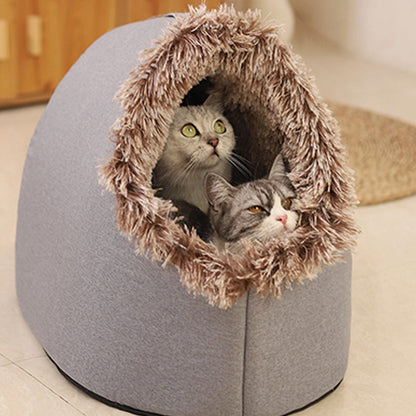💥50% DE RÉDUCTION🐾Lit d'hiver chaud pour animaux de compagnie🔥