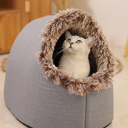 💥50% DE RÉDUCTION🐾Lit d'hiver chaud pour animaux de compagnie🔥