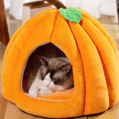 ✨🌿Lit semi-fermé chaud et douillet pour animaux de compagnie👑