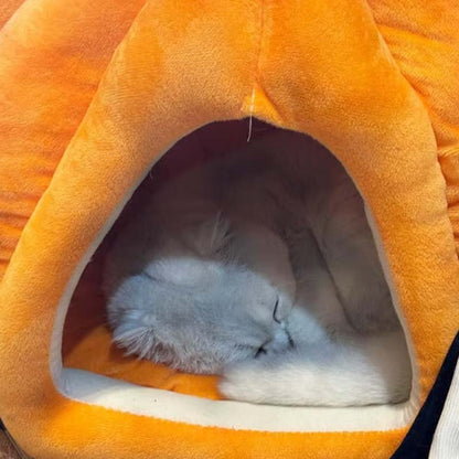 ✨🌿Lit semi-fermé chaud et douillet pour animaux de compagnie👑