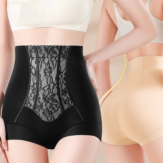 Sous-vêtements taille haute pour femmes, effet gainant