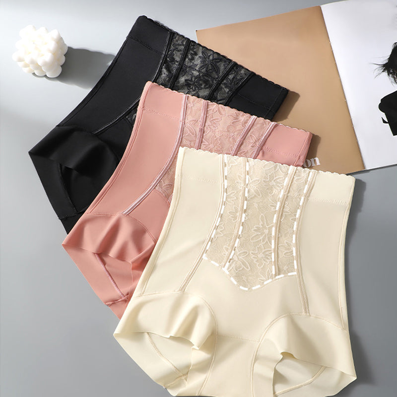 Sous-vêtements taille haute pour femmes, effet gainant