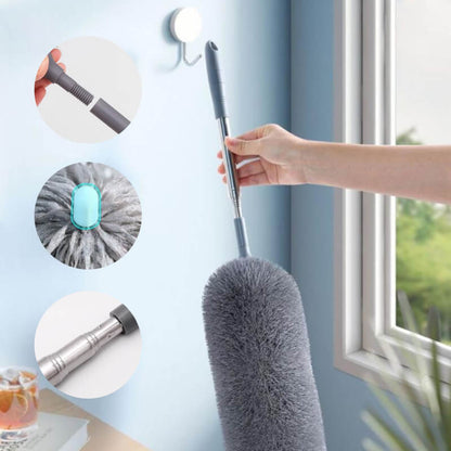 Artifice rétractable de nettoyage de la poussière de fibre de tige