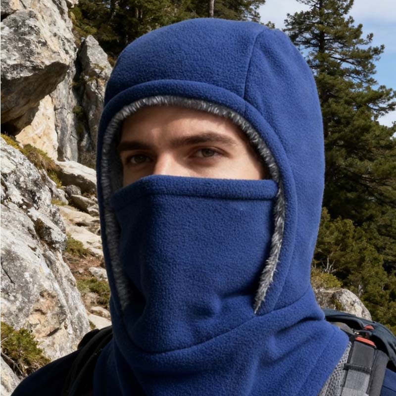 🧣 49% DE RÉDUCTION! ✨ Cagoule Unisexe Coupe-Vent - Matière Polaire Respirante avec Protection Visage Intégrale pour Sports d'Hiver ❄️🔒