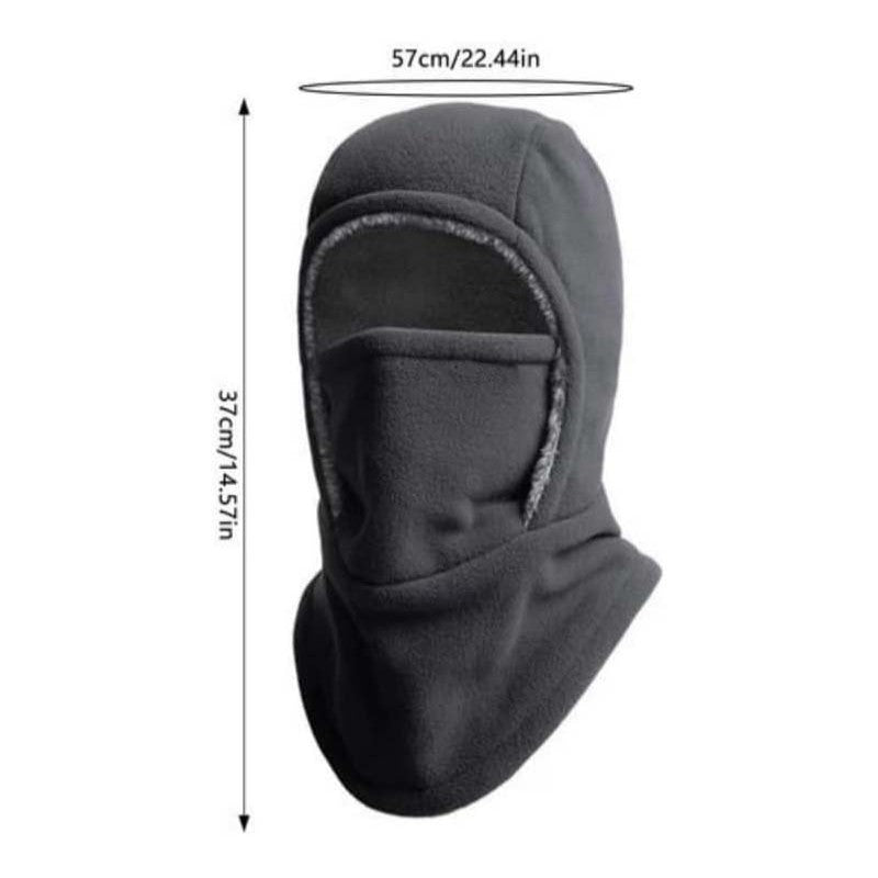 🧣 49% DE RÉDUCTION! ✨ Cagoule Unisexe Coupe-Vent - Matière Polaire Respirante avec Protection Visage Intégrale pour Sports d'Hiver ❄️🔒
