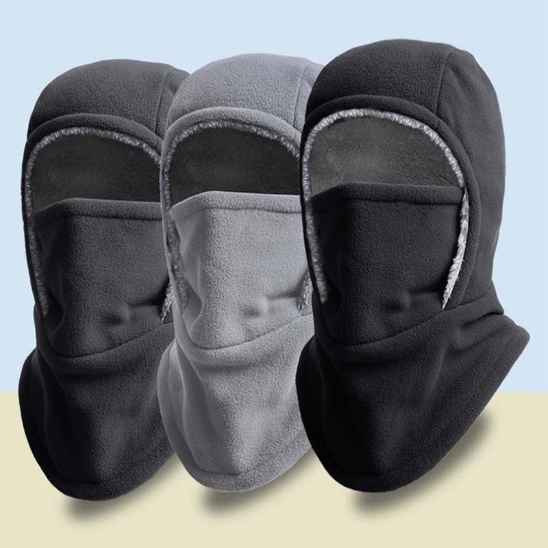 🧣 49% DE RÉDUCTION! ✨ Cagoule Unisexe Coupe-Vent - Matière Polaire Respirante avec Protection Visage Intégrale pour Sports d'Hiver ❄️🔒