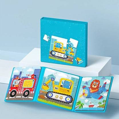 Livre de construction magnétique pour enfants