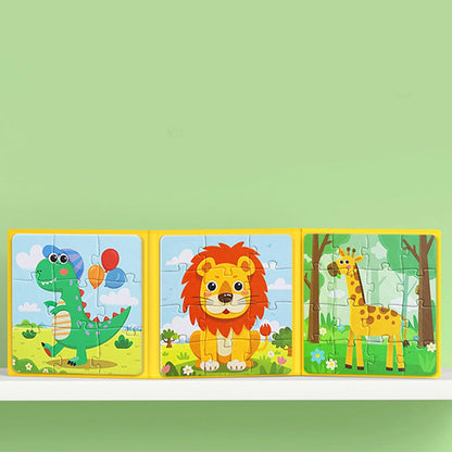 Livre de construction magnétique pour enfants
