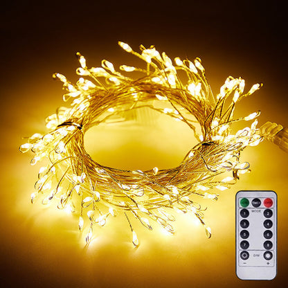 ✨✨DERNIER JOUR ! 49 % DE RÉDUCTION !!✨✨ Guirlande lumineuse feu d’artifice fil de cuivre