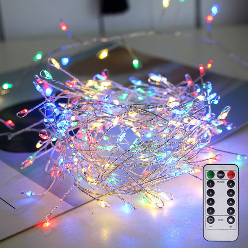 ✨✨DERNIER JOUR ! 49 % DE RÉDUCTION !!✨✨ Guirlande lumineuse feu d’artifice fil de cuivre