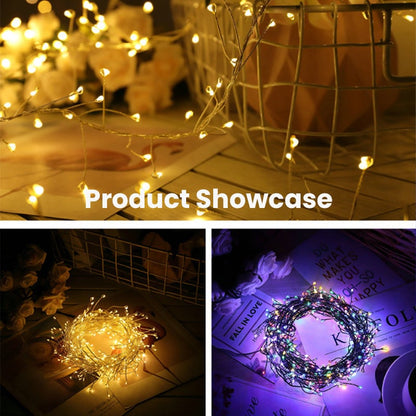 ✨✨DERNIER JOUR ! 49 % DE RÉDUCTION !!✨✨ Guirlande lumineuse feu d’artifice fil de cuivre