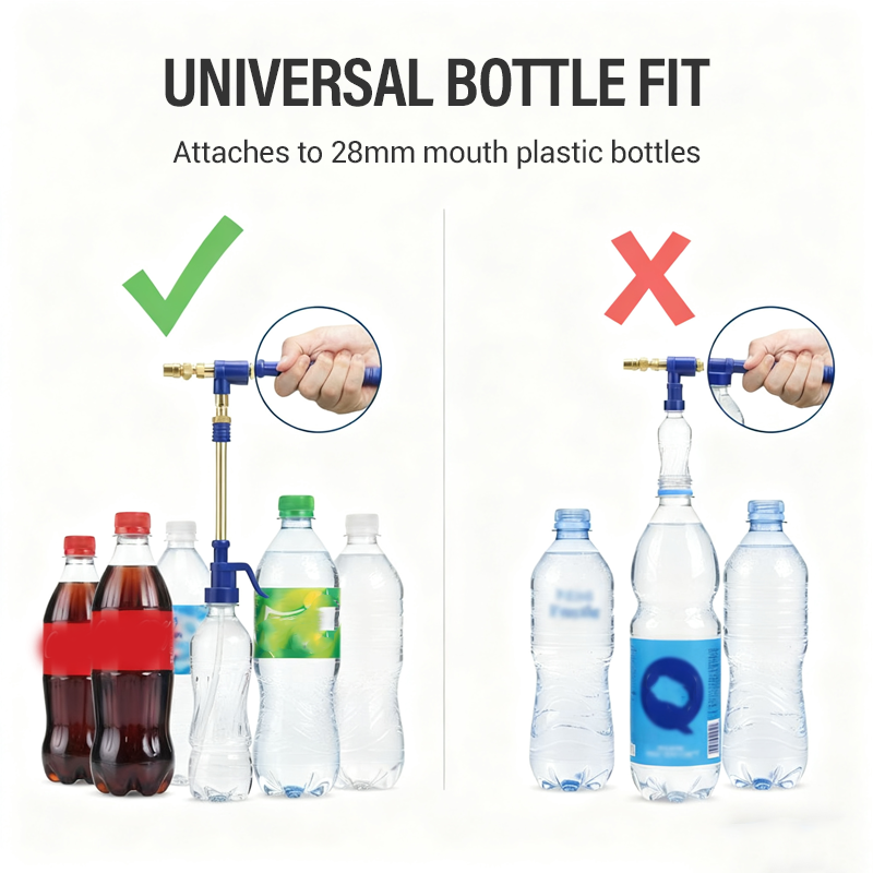 Pulvérisateur portable à bouteille de boisson à tirette